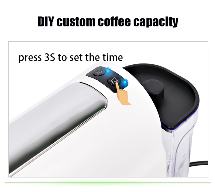 Multi Portable Capsule Coffee Machine Italian Commercial Home Coffee Machine Semi-Automatic Coffee Maker Machine