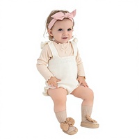 [Super Factory] Chaussures et chaussettes pour bébé, chaussures de sol, chaussures pré-marche, chaussures pour tout-petits, chaussures mi-hautes pour bébé, nœud antidérapant en tricot