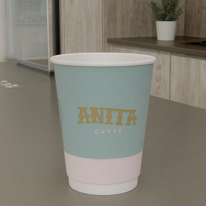 Gobelets à café en papier jetables à double paroi de 16oz du fabricant, fabriqués artisanalement, en PLA, boissons chaudes/froides, peinture PE simple/à dipple, biodégradable - Product Image 5
