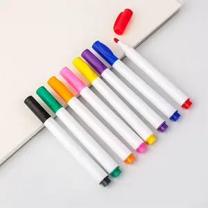 Stylo à tableau blanc effaçable à sec coloré, meilleure qualité, papeterie scolaire, stylo à dessin pour enfants, stylo à tableau blanc