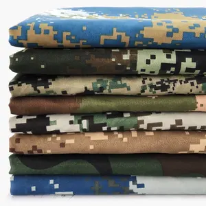 65 Polyester 35 Cotton Chống Rách Đồng Phục Ngụy Trang Dệt Twill Vải Cho Vest