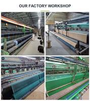 Groene HDPE warp gebreide UV-bestendige 30%-95% ademende schaduwdoek voor groentekassen, landbouw en tuin.