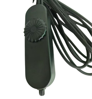 Variateur LED manuel rotatif enfichable DIY en ligne, max. 200W, 110-120V CA, avec garantie d'un an et installation pour projet