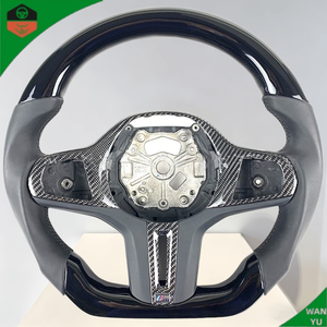 Volante Deportivo de Fibra de Carbono Forjada para <span class=keywords><strong>BMW</strong></span> <span class=keywords><strong>Serie</strong></span> <span class=keywords><strong>1</strong></span>, <span class=keywords><strong>Serie</strong></span> 2, <span class=keywords><strong>Serie</strong></span> 3, <span class=keywords><strong>118d</strong></span>, M3 - Product Image 5