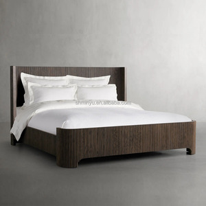 Chất Lượng Cao Rắn Sồi Khung Giường Reed Được Thiết Kế Hiện Đại Phong Cách Pháp Cho Phòng Ngủ Đôi Hoặc Nữ Hoàng Kích Thước Cho Nhà Sử Dụng - Product Image 2