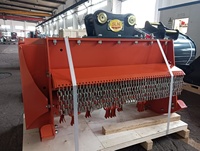 Broyeur à fléaux hydraulique SLN pour excavatrice 5-6 tonnes – Gestion de la végétation, déchiqueteuse pour le développement et la construction