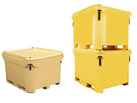 Refroidisseur de poisson livraison de grande capacité de haute qualité conteneur de pêche rapide produits de rotomoulage 660L bacs de pêche