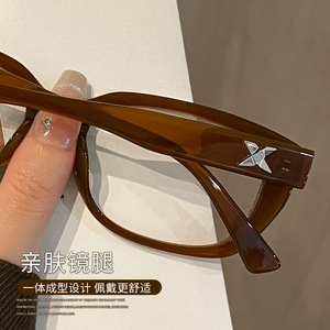 Monture de lunettes anti-lumière bleue œil de chat tendance pour femmes 8050 TR90, monture complète, origine Danyang - Product Image 1