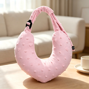 Pink Mottled Nursing Pillow Cover U Shape Breastfeeding Positioner <b>Memory</b> <b>Foam</b> Support <b>Cushion</b> Customized - Product Image 1