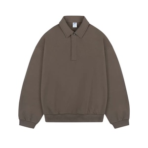 <span class=keywords><strong>Polo</strong></span> da Uomo di Alta Qualità 380g, Manica Lunga, Casual, Sportivo, Tinta Unita - Product Image 5