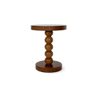 Table basse en bois personnalisable de style Wabi Sabi, tables d'appoint rondes pour salon, luxe