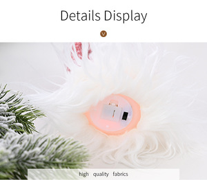 Il vecchio uomo foresta ha portato ciondolo lampeggiante albero di natale decorativo creativo - Product Image 5