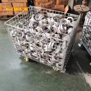 Conteneur de stockage en fil de zinc pliable et portable, fabricant en Chine - Product Image 1