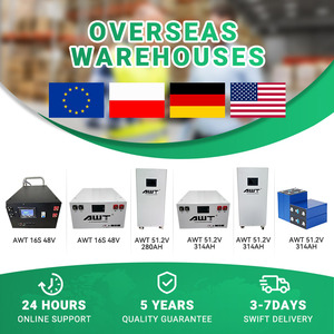 Chúng tôi Đức Poland kho AWT LiFePO4 tế bào 50Ah 3.2V pin lithium ion có thể sạc lại pin cho hệ thống năng lượng mặt trời xe nâng - Product Image 5