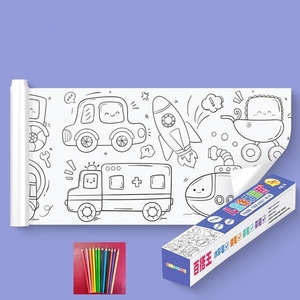 Artesanías educativas 3M PAPEL DE Color agua diferentes diseños aprendizaje desplazamiento gigante pintura hecha a mano cartel de pared dibujo arte - Product Image 4