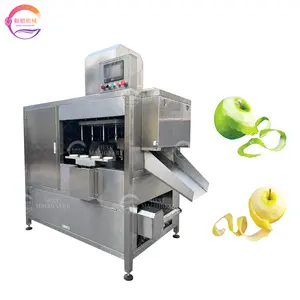 Large Commercial Apple Peeling Cutting Machine Skin Removing Coring Equipment