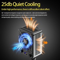 Projecteur LED Bi-couleur Enujoy JM45 à Sortie Constante 330W COB Noir pour Photographie