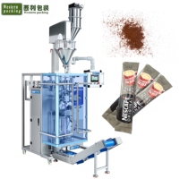 Machines d'emballage de poudre de café en stick à voie unique avec machines d'emballage automatiques multifonctions pour poudre de café en stick