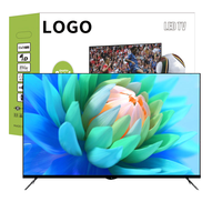 Televisor Inteligente 4K Ultra HD sin Marco de 50-100 Pulgadas con Control Remoto por Voz Android, WiFi, HDR, Pantalla Plana LED, Venta al por Mayor, Fabricado en China
