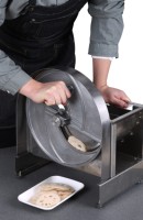 Handmatige draaibare groentehakker, kool snijmachine, aardappelchips snijder