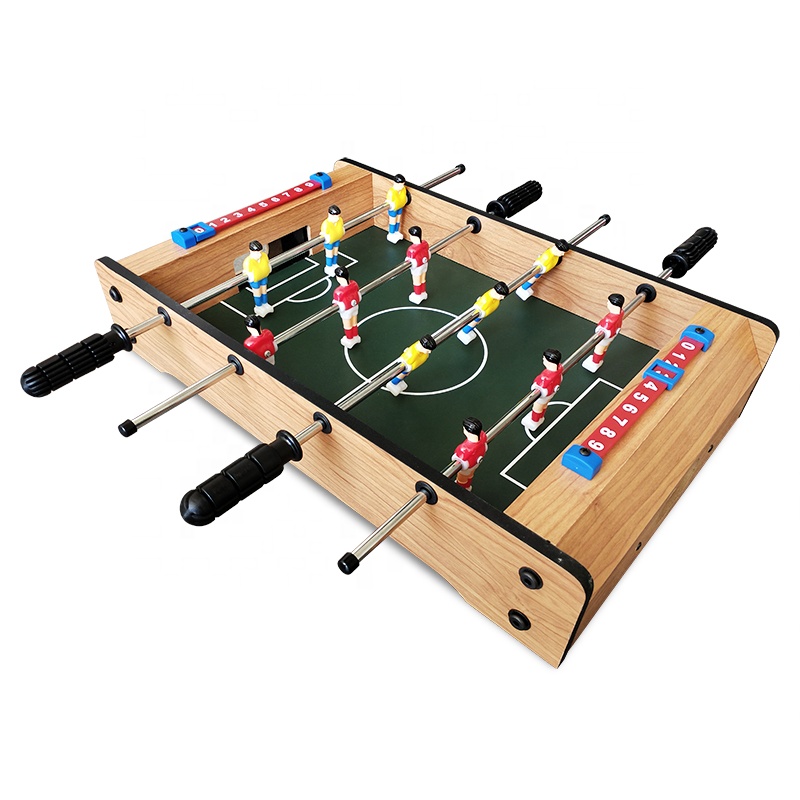 Preço barato Mini-Sized Foosball Brinquedos Do Bebê Pé Mão Jogar Jogo de Futebol de Mesa Mesa de Jogo De Futebol De Topo Para O Miúdo