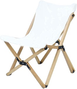 Wooden Beach Chair Camping Folding Wood Outdoor Chair Traveling Picnic chair with Storage Bags