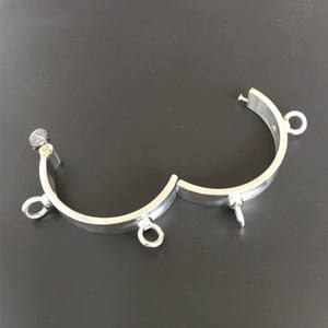 Collar de Esclavo de Cuatro Orejas de Acero Inoxidable de Alta Calidad para Ejercicios de Kegel - Collar Adulto Emperador Negro - Product Image 5