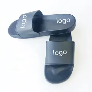 Custom Logo Anti Skip Slide Pool Slippers Beach Slipper Indoor Shoes Slide Sandal Men Slippers