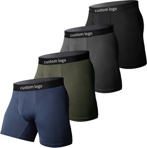 Calzoncillos de Algodón Transpirable Personalizados para Hombre, Calzoncillos con Logotipo Personalizado para Hombre - Product Image 1