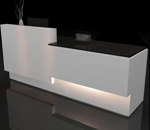 Mostrador <span class=keywords><strong>de</strong></span> efectivo <span class=keywords><strong>de</strong></span> salón moderno con muebles <span class=keywords><strong>de</strong></span> salón <span class=keywords><strong>de</strong></span> belleza Led, mostrador <span class=keywords><strong>de</strong></span> recepción, Mostrador <span class=keywords><strong>de</strong></span> peluquería - Product Image 3