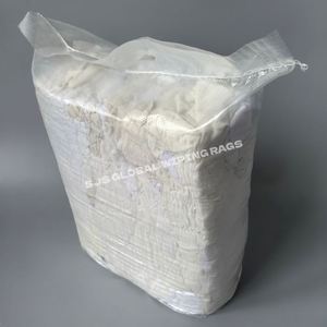 Chiffons en polaire pour nettoyage industriel et maritime, 100% COTON, blancs, chiffons de nettoyage - Product Image 1