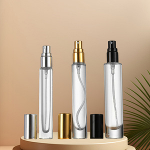 Wholesale 10ml thickened transparent glass <b>perfume</b> <b>bottle</b>, portable <b>sample</b> press spray <b>perfume</b> dispenser. - Product Image 2