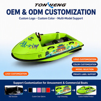 Nouveau modèle de bateau kart électrique et à essence, résistant à la corrosion, en fibre de verre, longue durée de vie, 2 places, pour divertissement aquatique