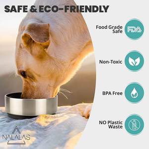 Thermos à eau en acier inoxydable de bonne qualité avec bol amovible pour enfants ou animaux domestiques, utilisation en extérieur - Product Image 5