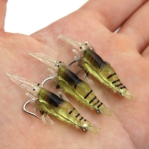 SEASKY Isca Artificial de Camarão Macia de 4cm e 1g para Pesca de Robalo com Anzol Crank - Mais Vendida - Product Image 2