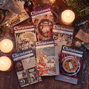50 pcs/pack matériel livre noël Carol noël thème manuel bricolage matériel décoration - Product Image 2