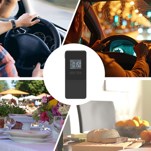 Chuyên nghiệp điều khiển breathalyzer App gas xách tay Detector Tester rượu tế bào nhiên liệu breathalyzer khí chuyên nghiệp Máy phân tích - Product Image 6