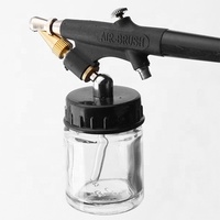 Kit d'aérographe cosmétique professionnel BT-138 à action simple pour l'art corporel, les ongles, buse en cuivre de 0,5 mm/0,8 mm, écologique, 22 CC