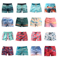 Short de surf de plage Nouveau design Short de vacances Élégant Surf Stretch 3 pouces avec short de bain de poche