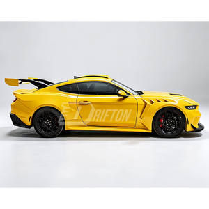Kits de carrosserie large en fibre de carbone partielle DRIFTON pour Ford Mustang Gen7 S650 GTD, style Widebody, montage par vis, amélioration retrofit. - Product Image 3