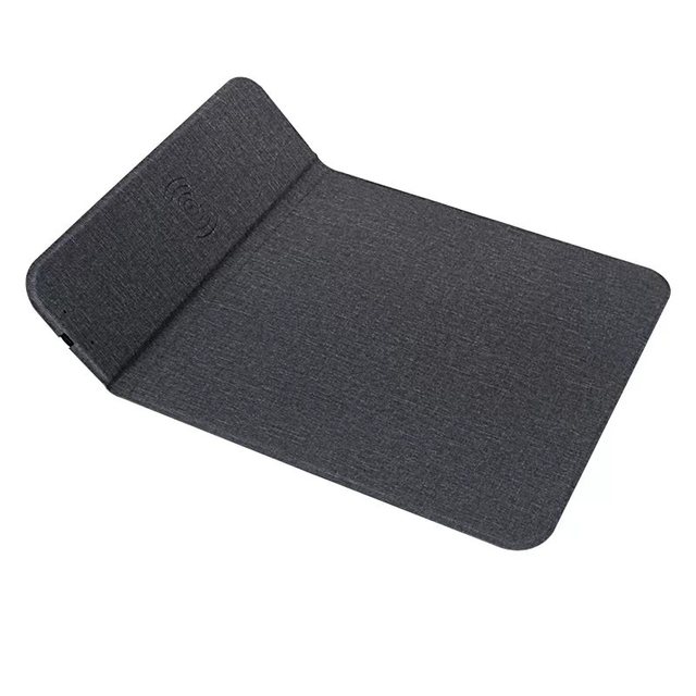Lylong Eco Friendly Fast 15W Rubber Wireless Charger Desk Mat Pad for Android and Apple with logo Custom Accepted