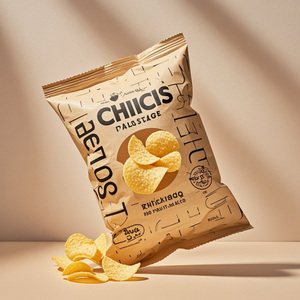 Sacs d'emballage en plastique de qualité alimentaire en aluminium imprimés sur mesure en gros pour chips, bonbons, tranches de <span class=keywords><strong>banane</strong></span>, sacs à scellage arrière - Product Image 3