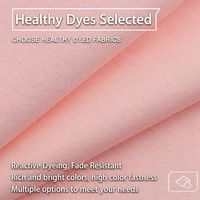 Tissu Interlock Tricoté Trame en Coton et Spandex 280GSM 44/44/12 en Pâte de Bois, Largeur 175cm, Respirant, Teinture Réactive, pour Hauts Filles et Garçons