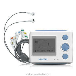 Appareil <span class=keywords><strong>ECG</strong></span> Wellue Th12, enregistreur Holter <span class=keywords><strong>ECG</strong></span> 12 pistes, moniteur de fréquence cardiaque, électrocardiogramme portable, surveillance Holter 24 heures - Product Image 1