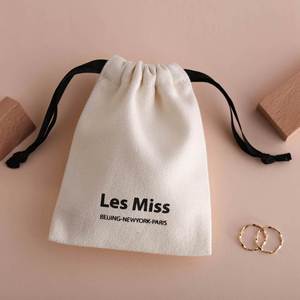 Gift Craft Organic Cotton <b>Canvas</b> Biodegradable Drawstring Dust Bag with Custom Logo <b>for</b> Photo <b>Frame</b> - Product Image 1