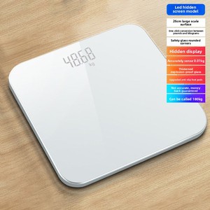 Digitale Elektronische Waage 180kg Kapazität Gehärtetes Glas LED-Anzeige für Haushalt Persönlicher Gebrauch OEM Anpassbar - Product Image 5