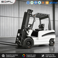 Forklift Listrik Bersertifikat CE 3 Ton, Pabrik Langsung, Tinggi Tiang Sesuai Pesanan
