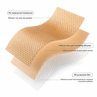Bande de silicone imperméable flexible à production rapide pour traitement des cicatrices de césarienne et des chéloïdes, bandes de gel pour l'atténuation esthétique des cicatrices