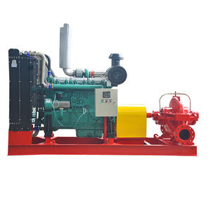 Bomba de Agua Contra Incendios de Alta Calidad, Gran Caudal, Horizontal, Doble Succión, de Media Presión - Product Image 3
