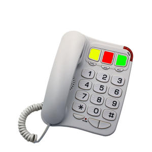 <span class=keywords><strong>Téléphone</strong></span> à gros boutons fantaisie meilleure vente 2021, ensemble téléphonique de maison à cordon, avec urgence et braille pour les <span class=keywords><strong>personnes</strong></span> âgées - Product Image 6
